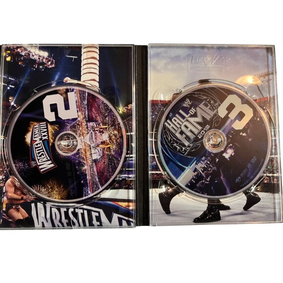 WrestleMania XXVIII 2012 DVD 3-Disc Set The Rock John Cena Wrestling Pre-Owned - Picture 3 of 6